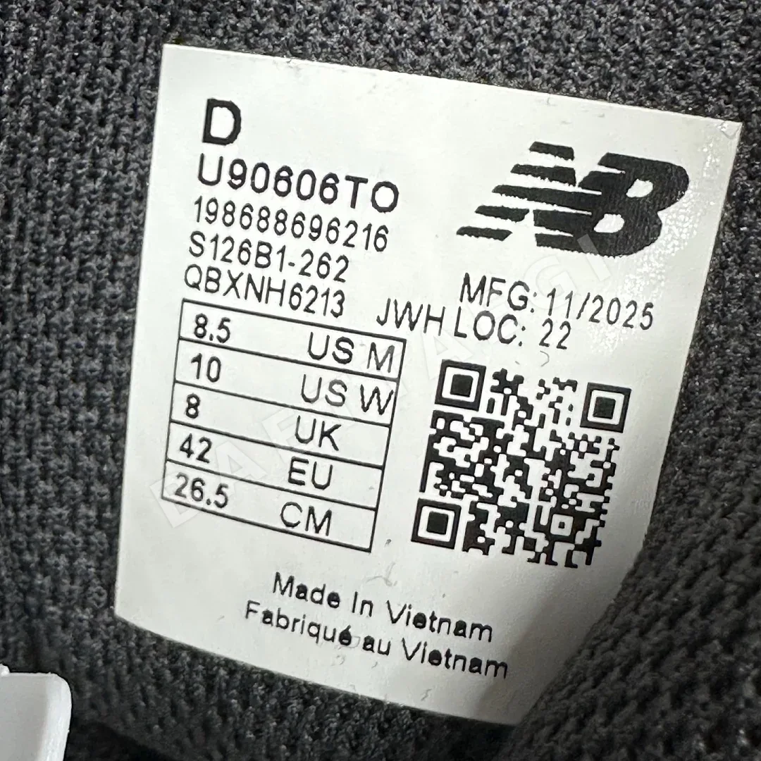 뉴발란스 [C] 9060 U90606TO 202245 New Balance 9060 Black Grey 상세 이미지 7