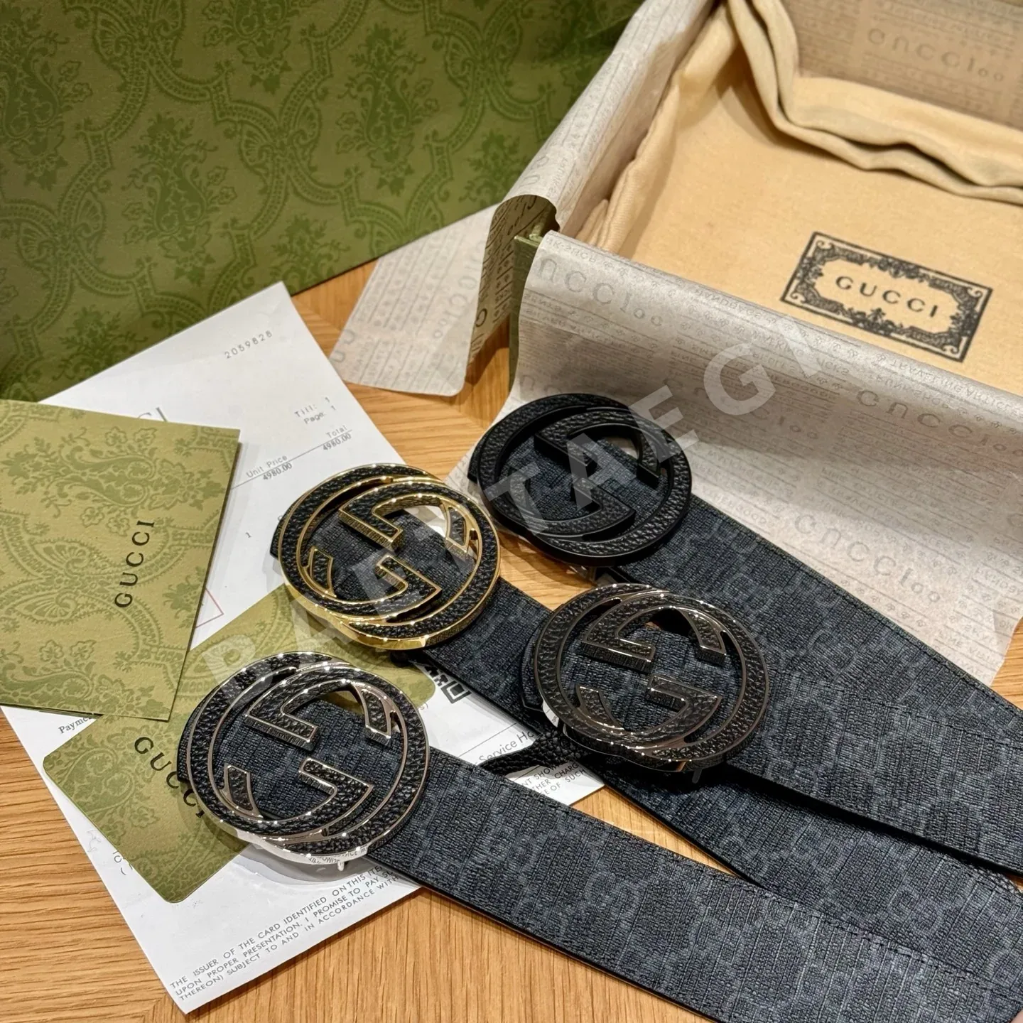 구찌 GG 마몬트 양면 벨트 상세 이미지 3