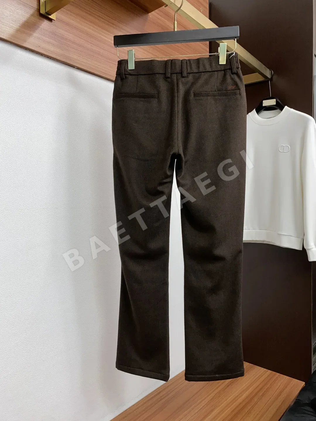 로로피아나 울 기모 밴딩 남성 바지 상세 이미지 8