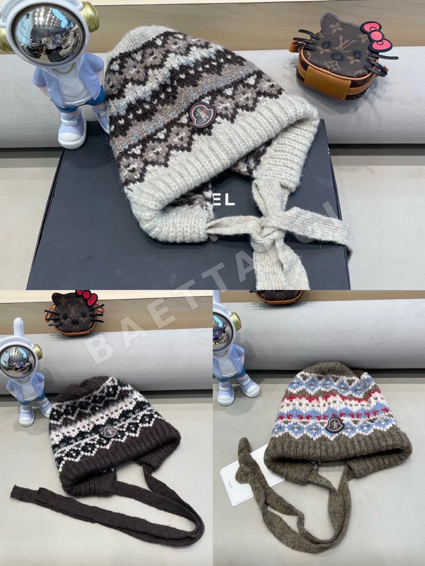 몽클레르 페어아일 니트 모자 상세 이미지 5