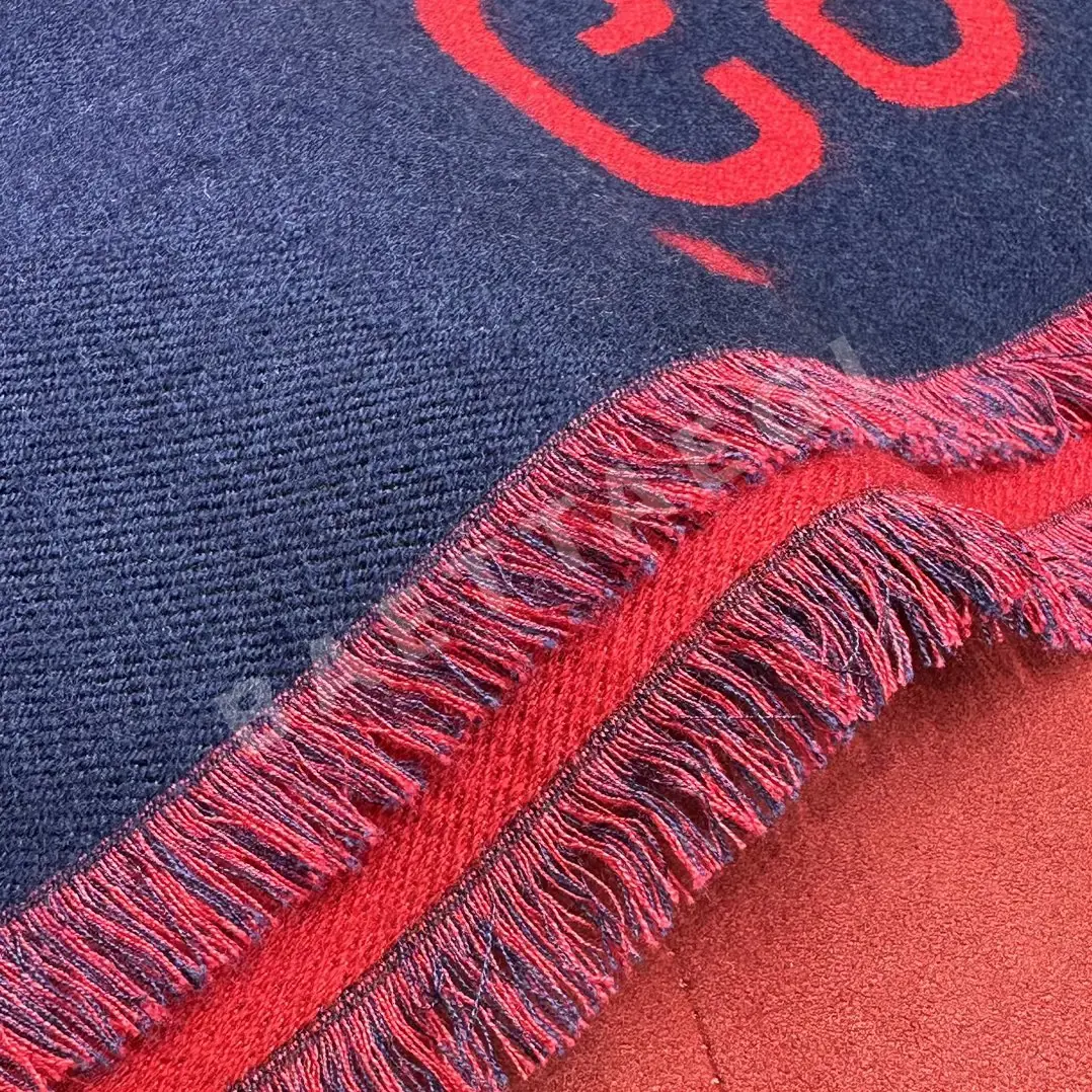 구찌 울 실크 머플러 상세 이미지 7