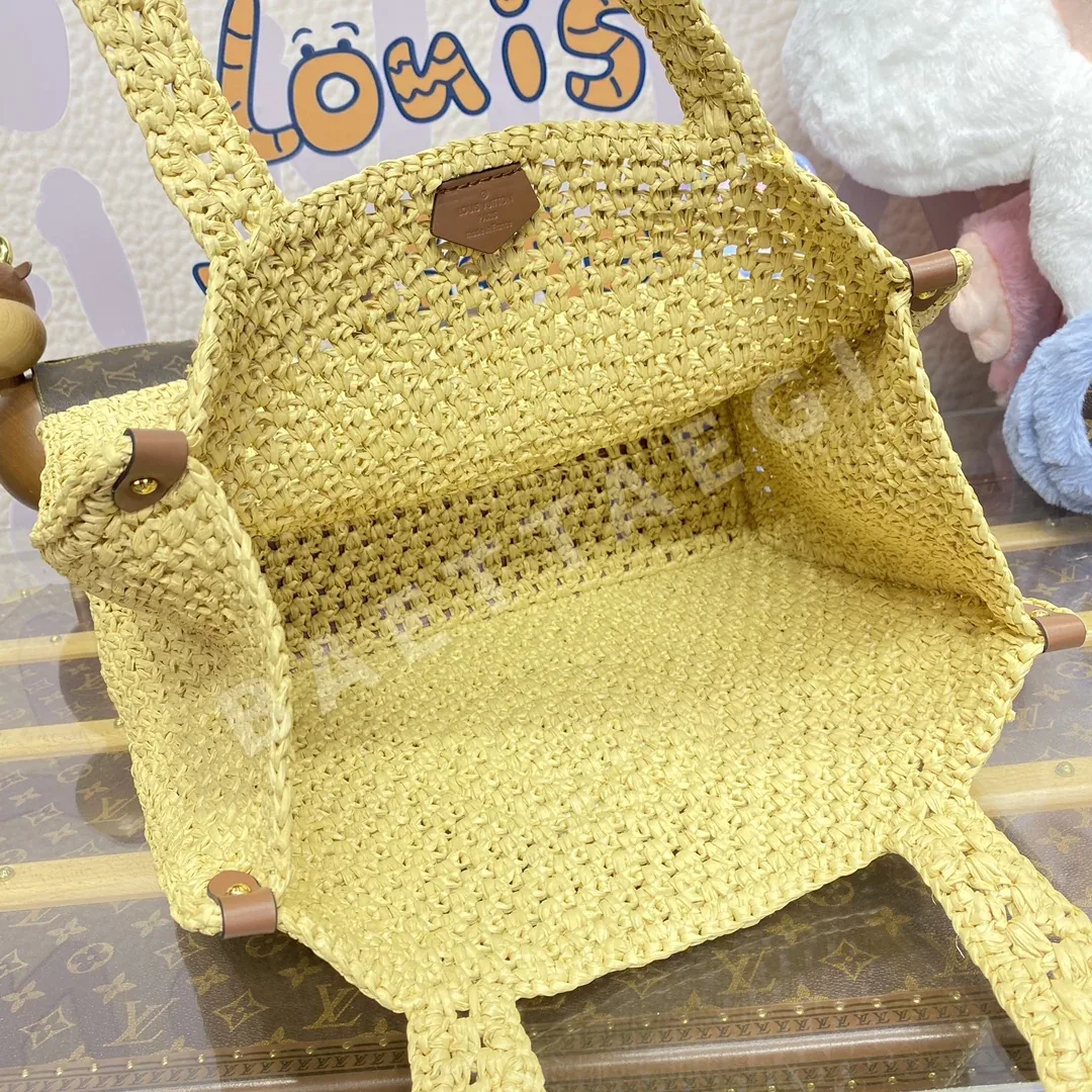 루이비통 버드케이지 라피아 토트백 M24723 상세 이미지 9