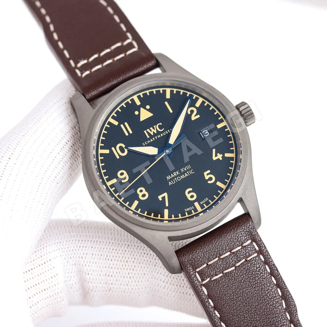IWC 파일럿 마크 XVIII 티타늄 시계 IW327006 42502
