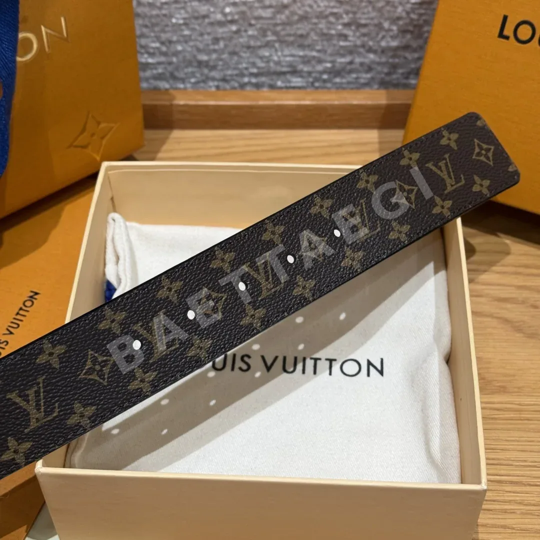 루이비통 LV 이니셜 펄 40mm 리버시블 벨트 상세 이미지 4