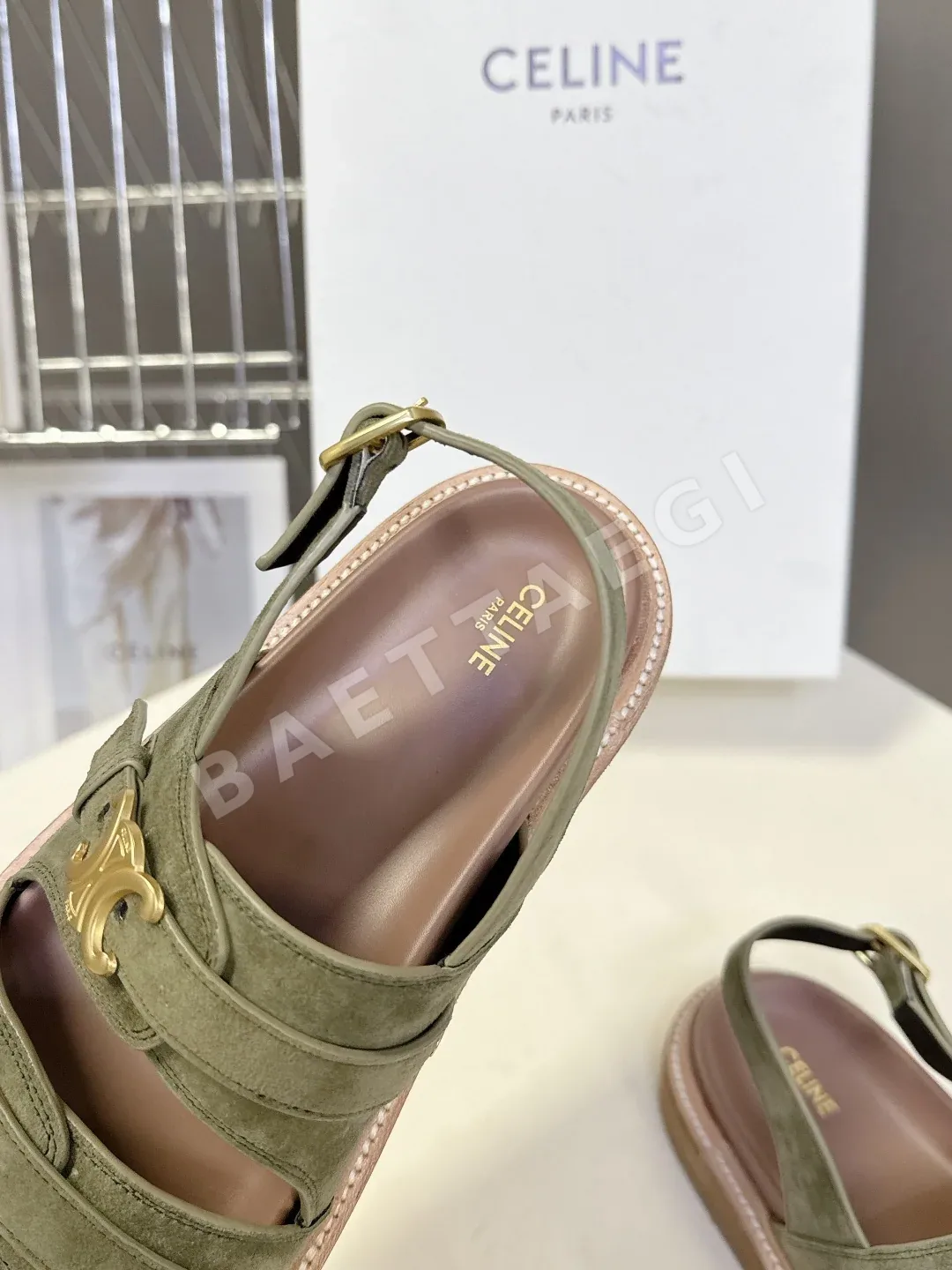 셀린느 빈티지 로마 샌들 상세 이미지 7