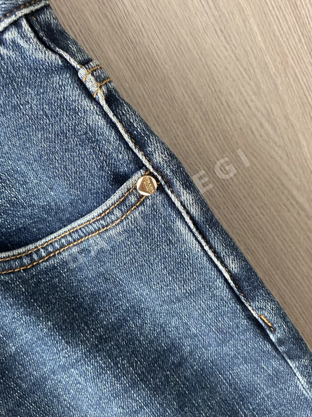프라다 남성 데님 바지 상세 이미지 5