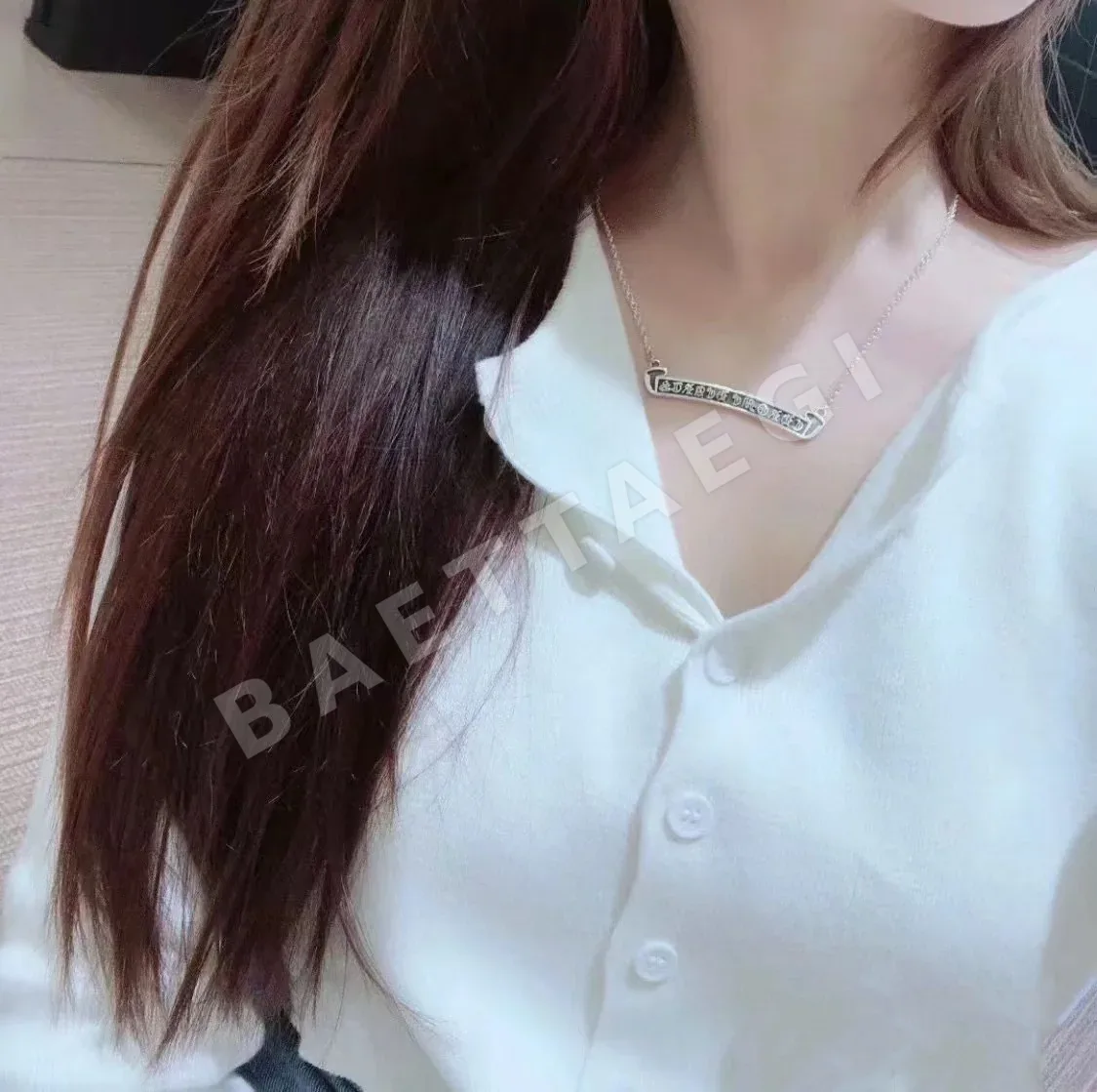 크롬하츠 22K 골드 펜던트 스크롤 목걸이 CX103 상세 이미지 9