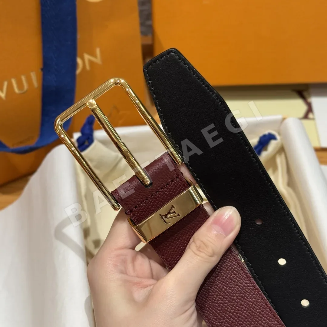 루이비통 폰누프 남성용 가죽 벨트 상세 이미지 6