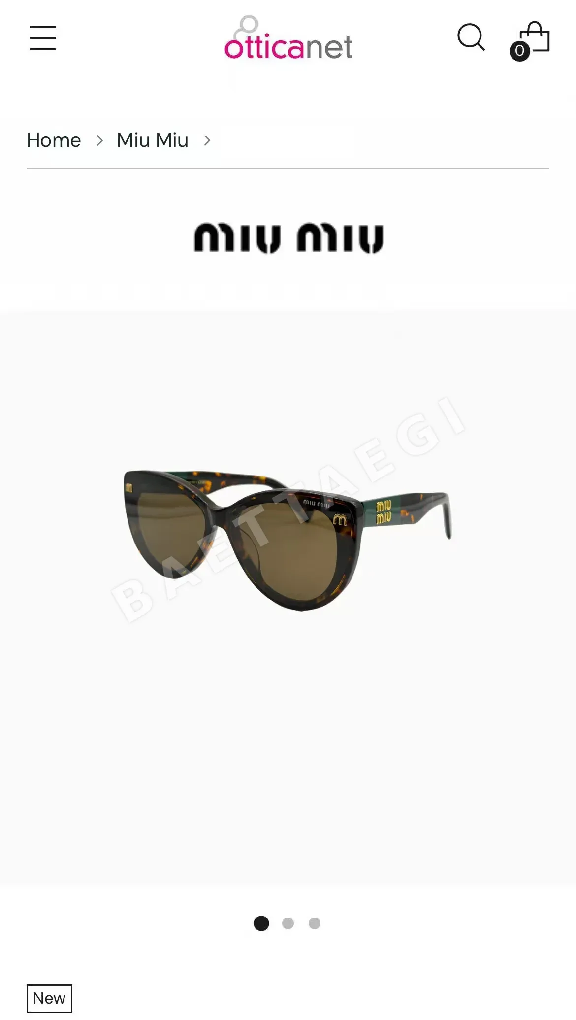 미우미우 MU65 ZS 선글라스 상세 이미지 2