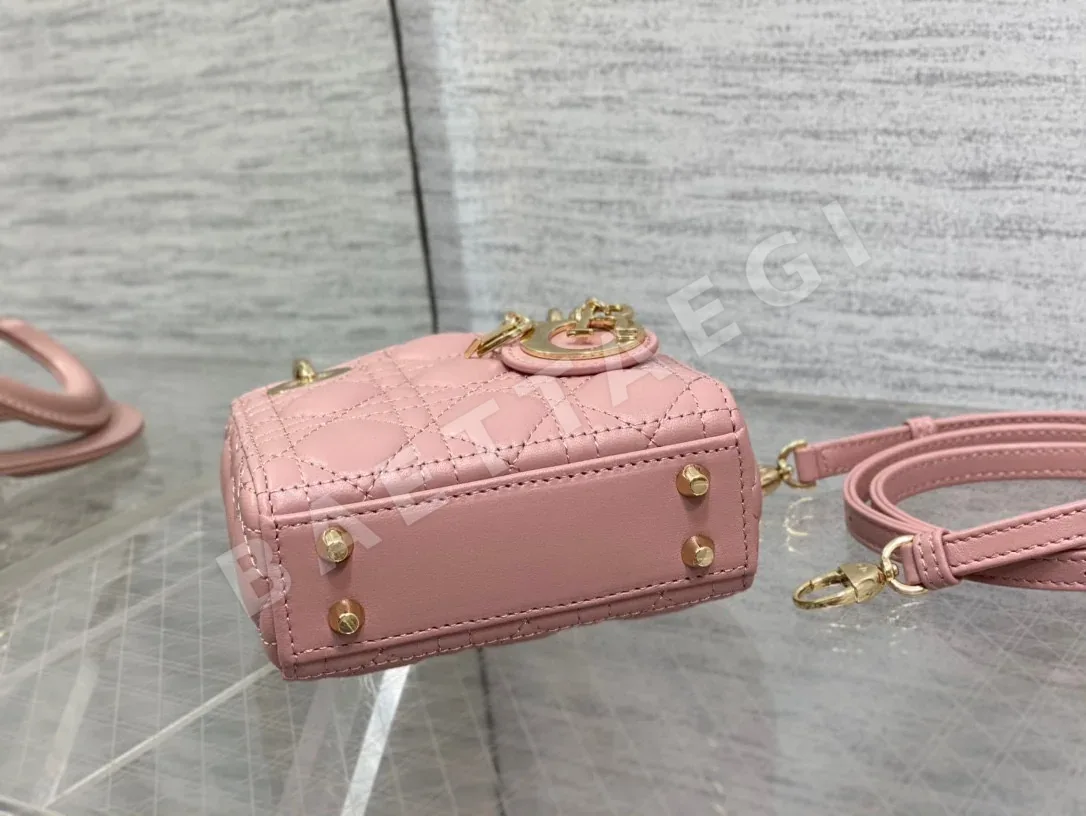 디올 마이크로 레이디 램스킨 가방 상세 이미지 7