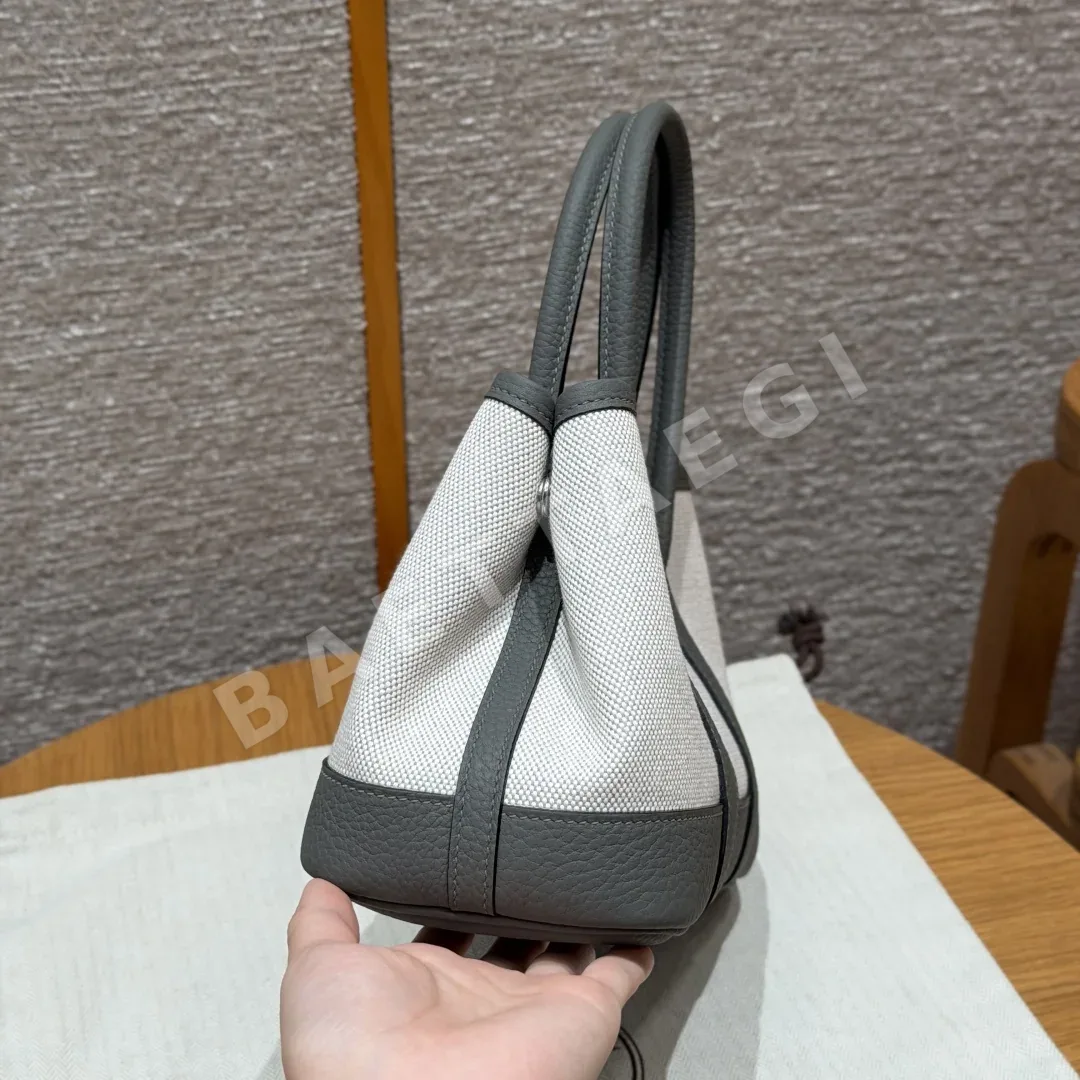 에르메스 가든파티 미니 캔버스 가방 상세 이미지 4
