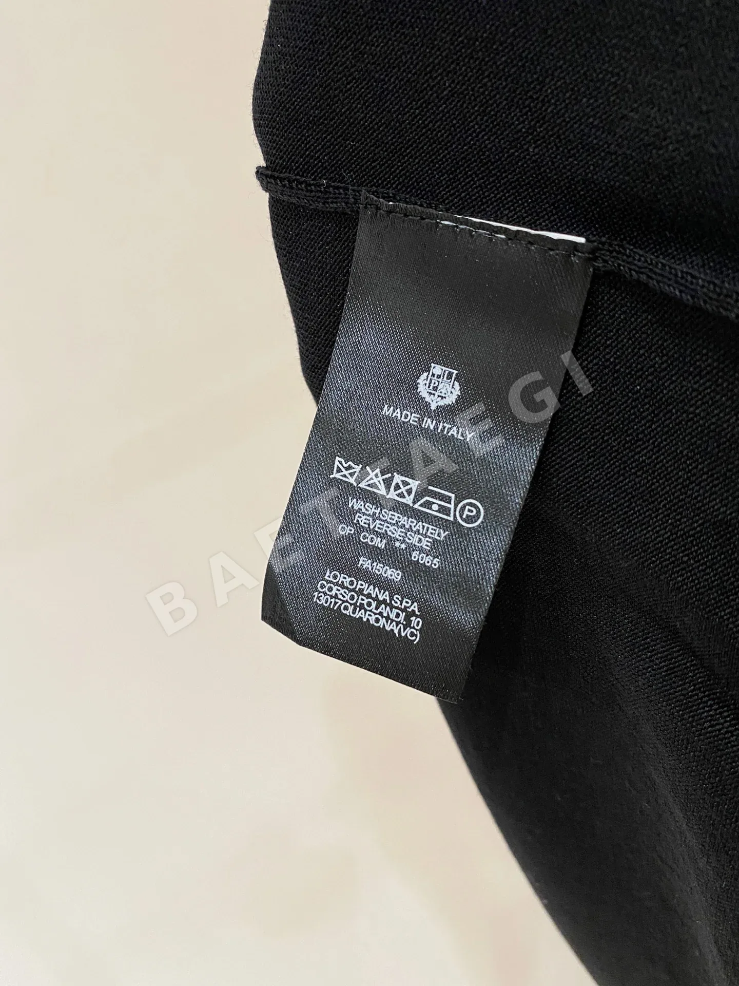 로로피아나 남성 린넨 혼방 반팔 티셔츠 상세 이미지 10