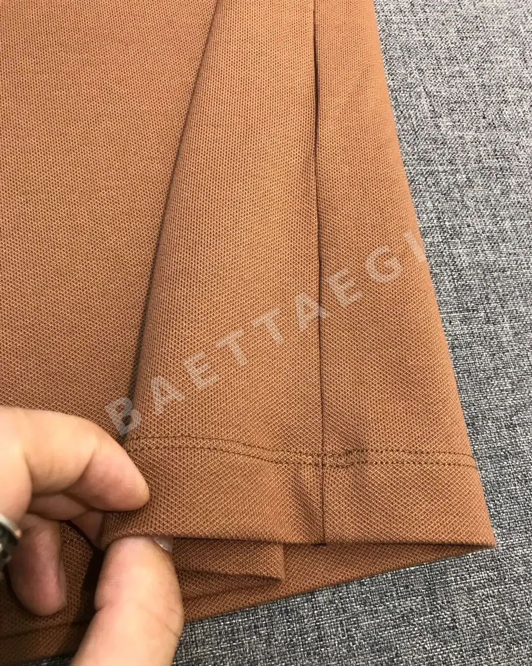 발리 메시 피케 카라 남성 반팔 셔츠 상세 이미지 9