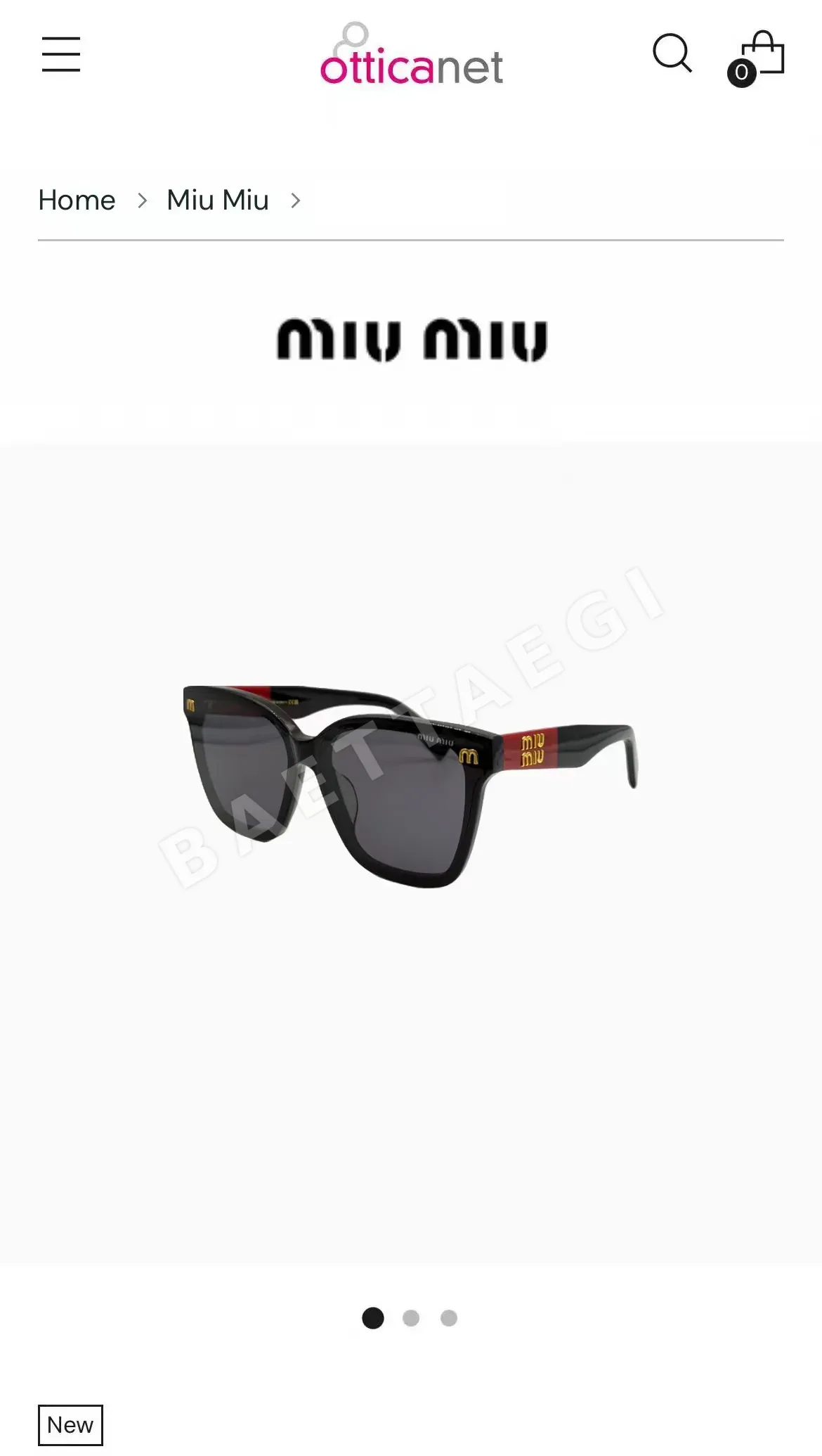 미우미우 MU64 ZS 선글라스 상세 이미지 2