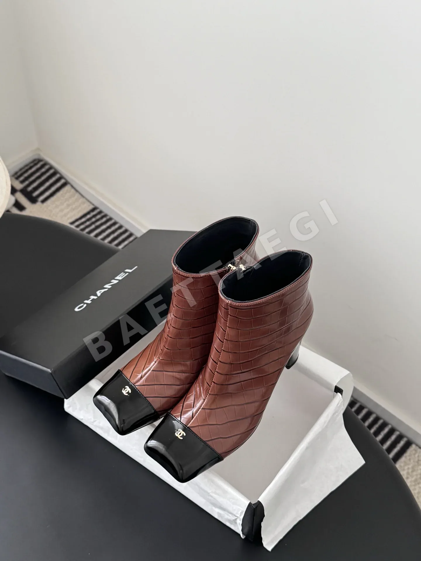 샤넬 25A 앵클 부츠 상세 이미지 9