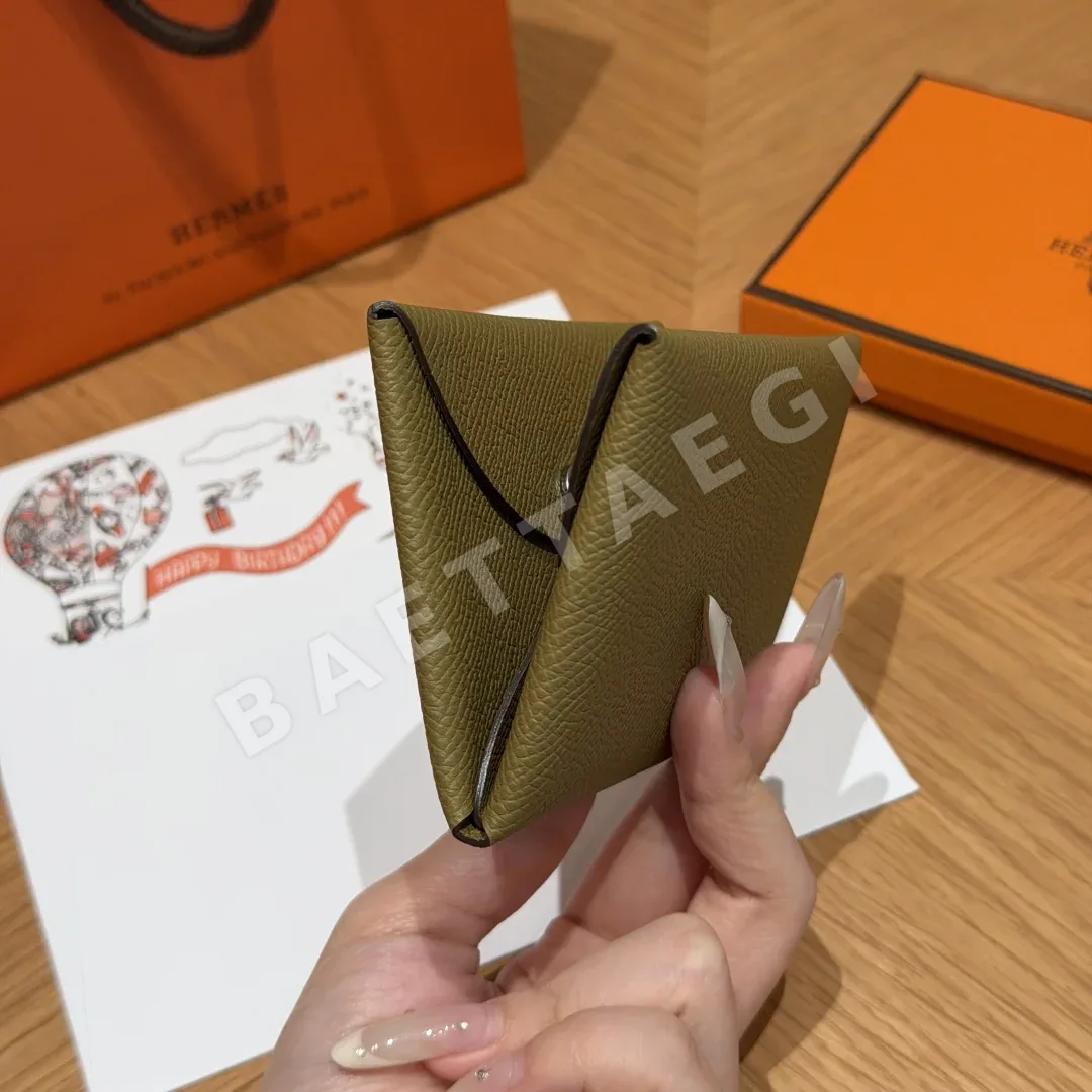 에르메스 칼방듀오 실버 장식 동전지갑 상세 이미지 4