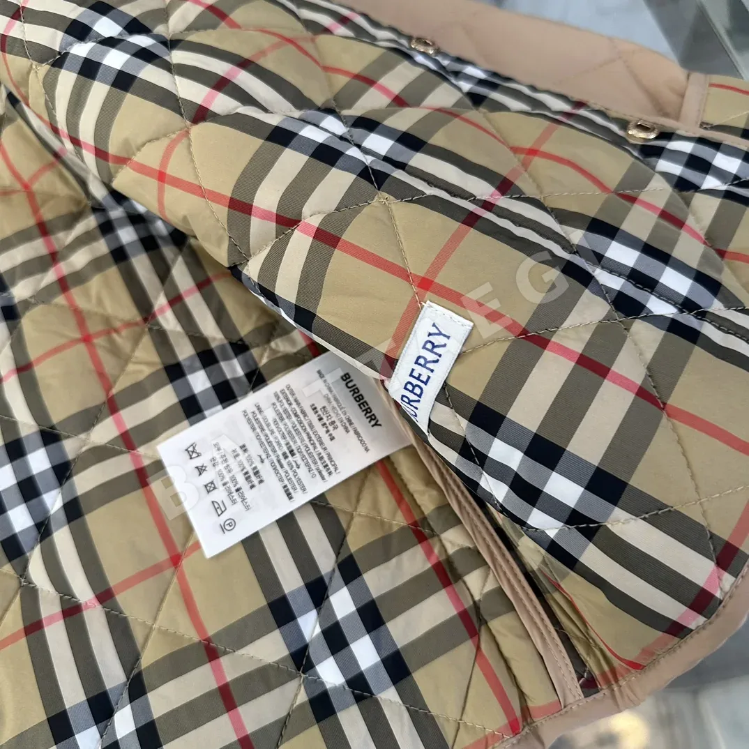 버버리 코튼 코듀로이 카라 키즈 재킷 상세 이미지 8
