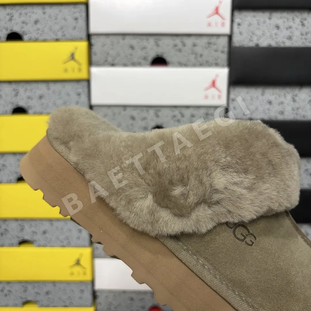 어그 [TOP] 브라운 208918 UGG Disquette Slipper 3cm -2550 상세 이미지 4