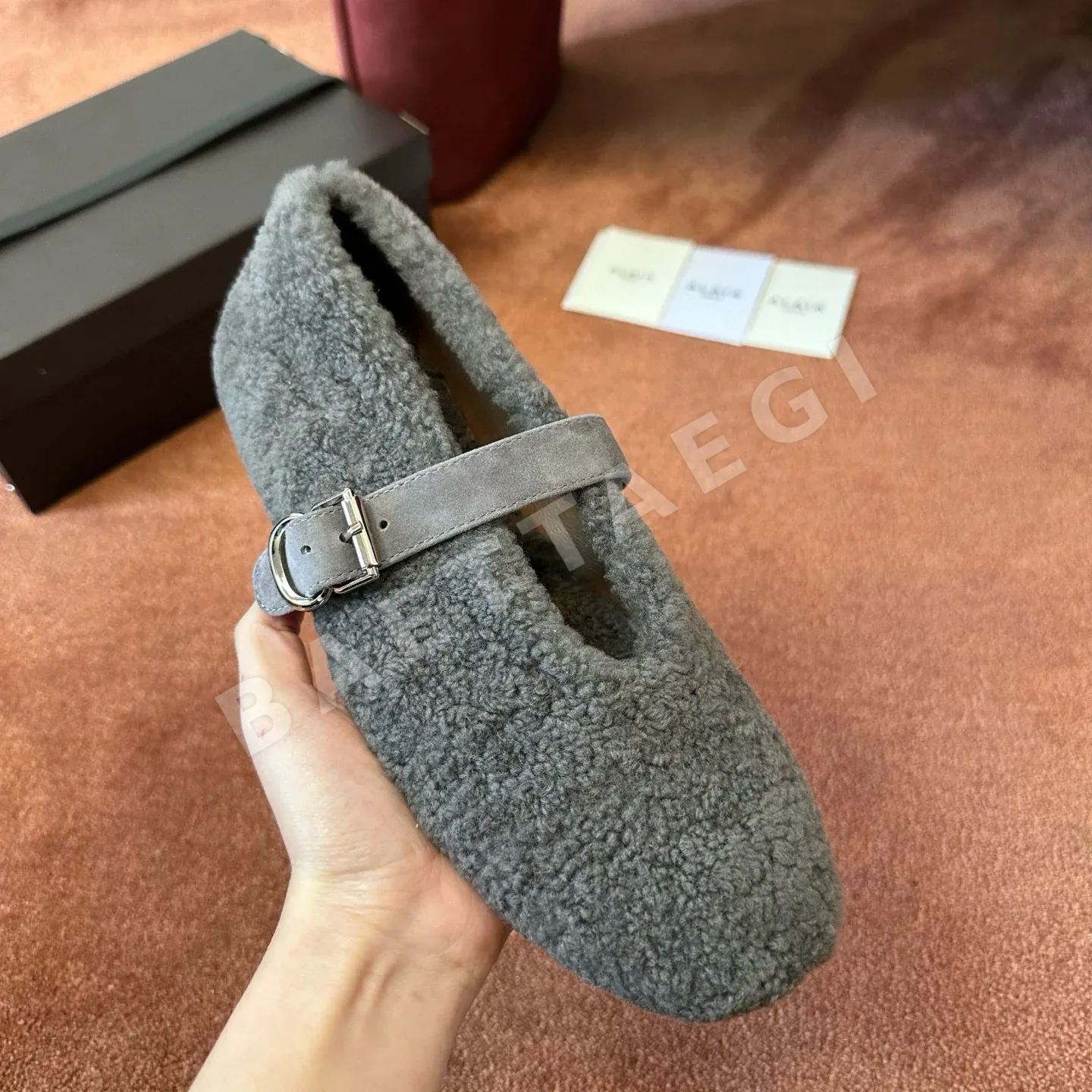 알라이아 꼬임 발레 슈즈 상세 이미지 3