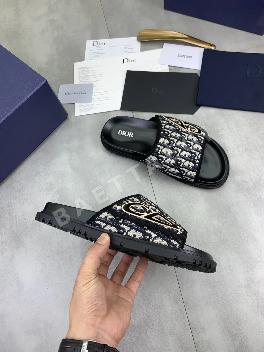 디올 오블리크 자카드 아쿠아 샌들 (Dior Aqua Sandal) 상세 이미지 6