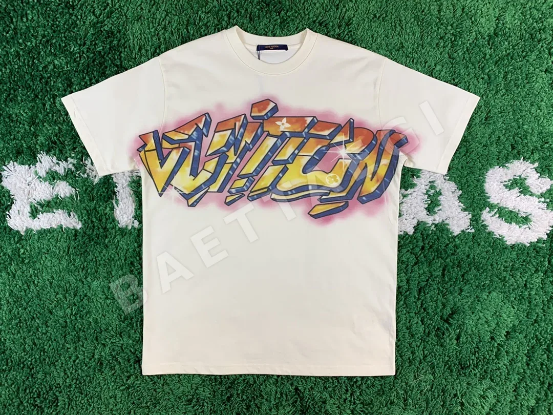 루이비통 남성 코마 코튼 반팔 티셔츠 47822