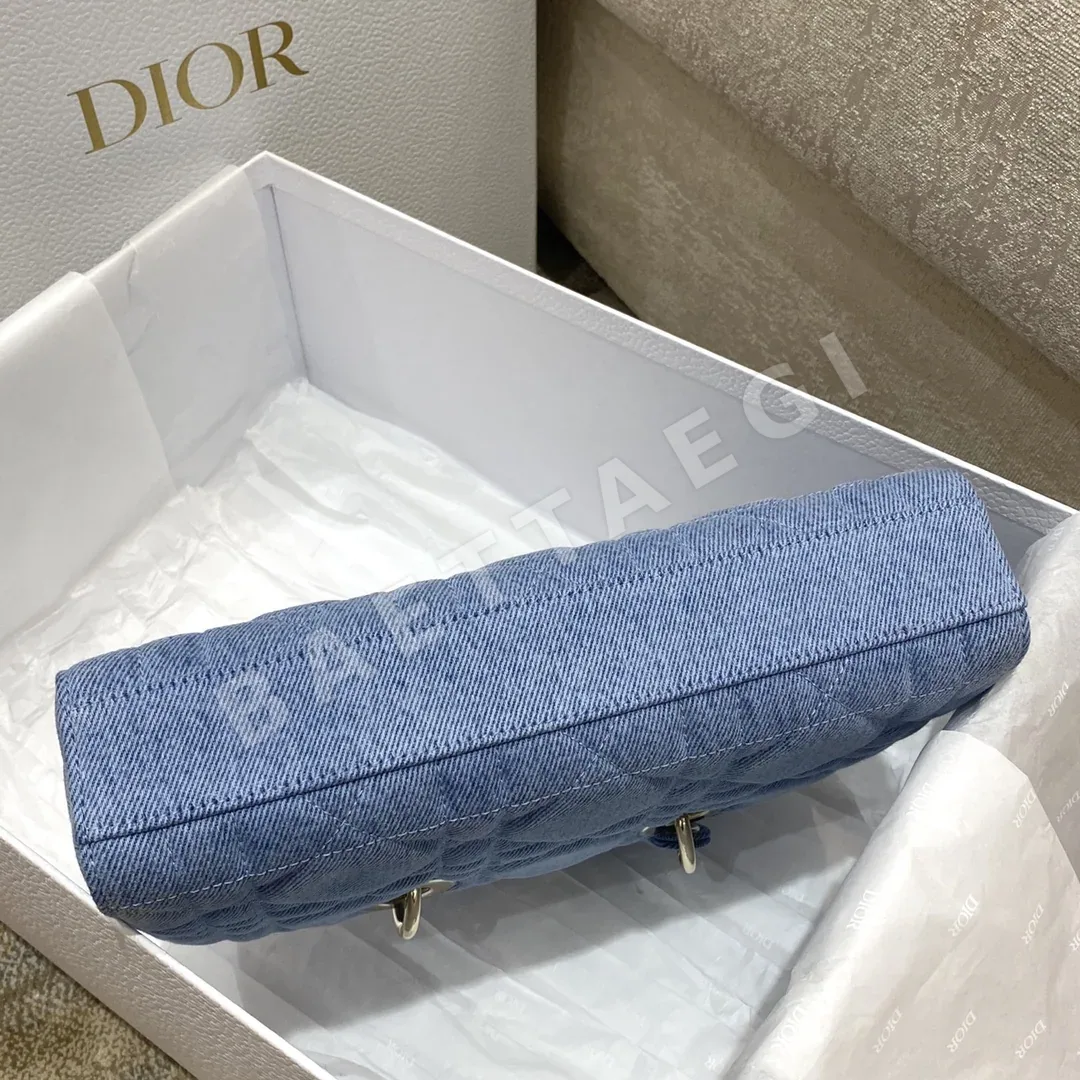 디올 레디 데님 퀼팅 숄더백 상세 이미지 6