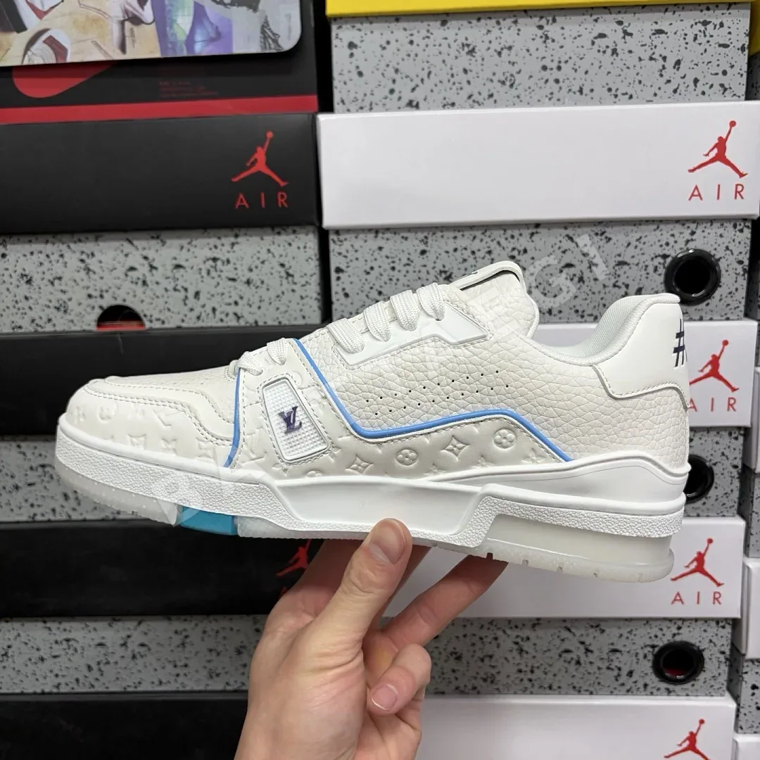 루이비통 [D1] V2 07 화이트 블루 205846 Louis Vuitton V2-07 상세 이미지 8