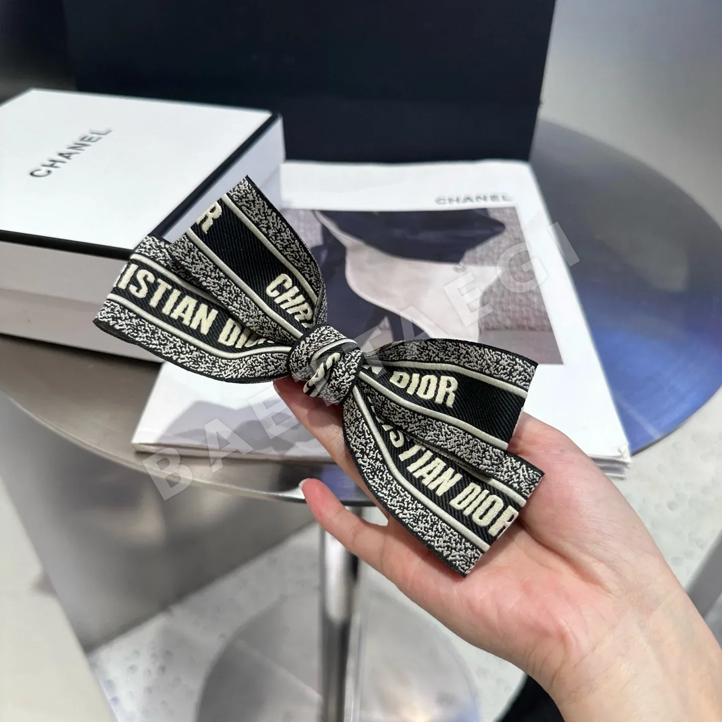 디올 CD 헤어고무 상세 이미지 4