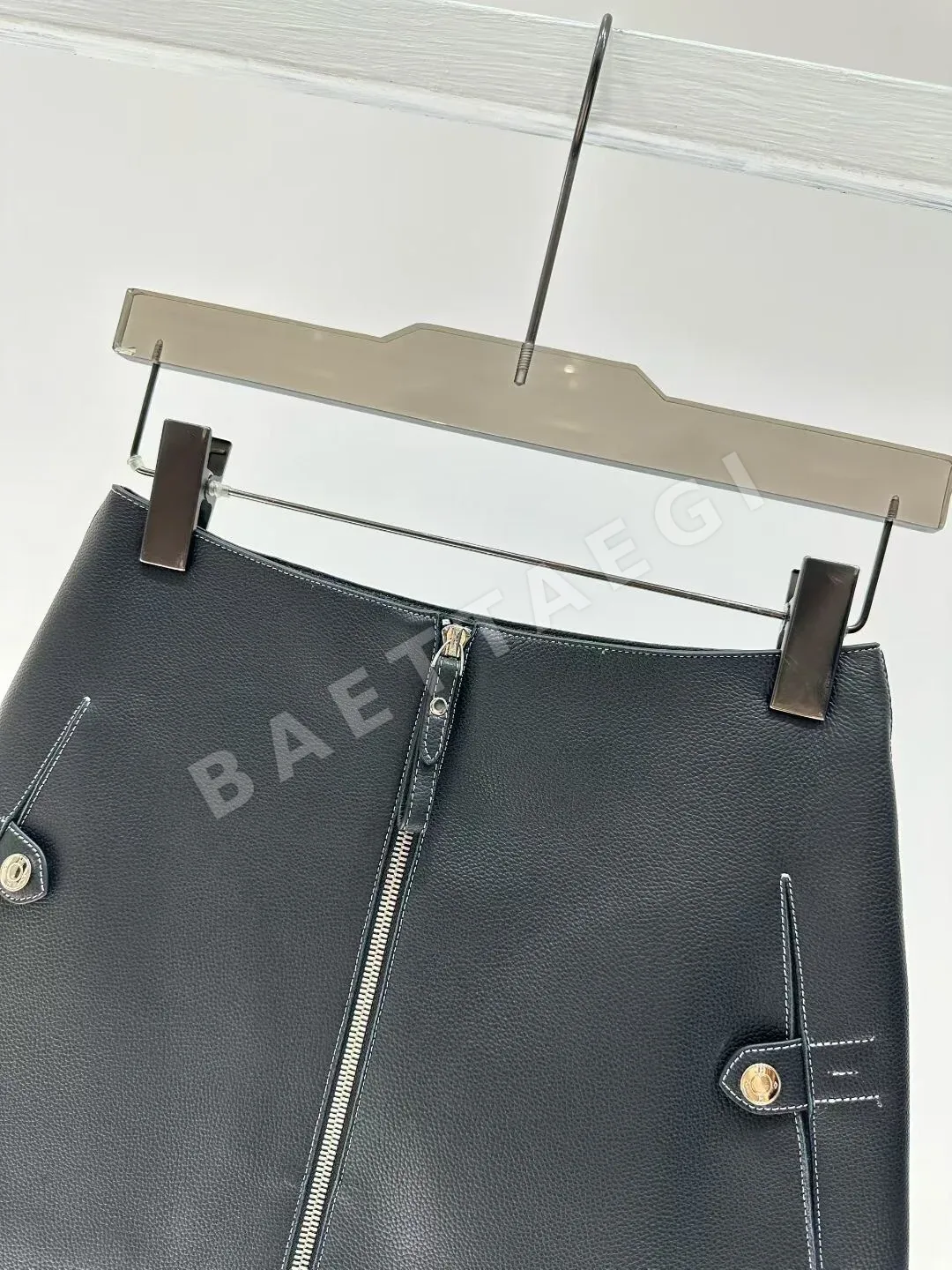 에르메스 램스킨 가죽 스커트 상세 이미지 4