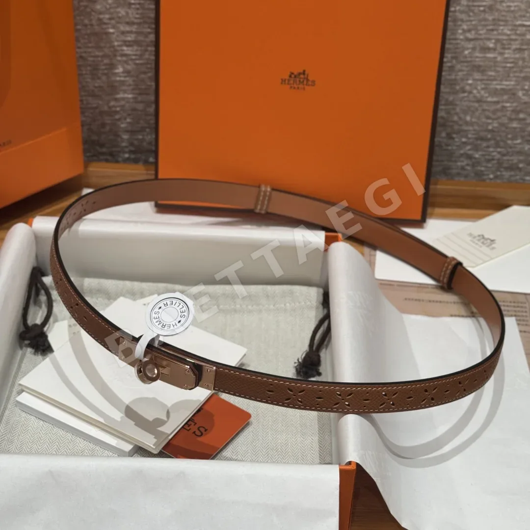 에르메스 켈리 가든 파티 중공 벨트 상세 이미지 4