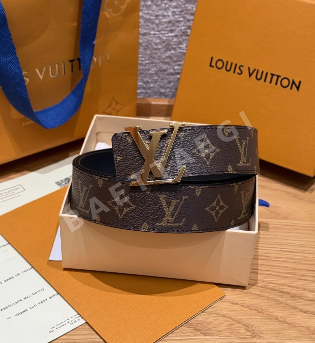 루이비통 LV 이니셜 메탈 버클 리버시블 벨트 상세 이미지 8