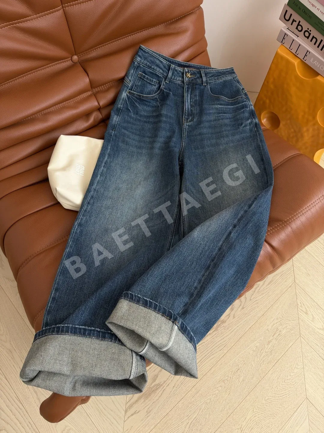 루이비통 모노그램 패턴 더블 포켓 여성 바지 상세 이미지 4
