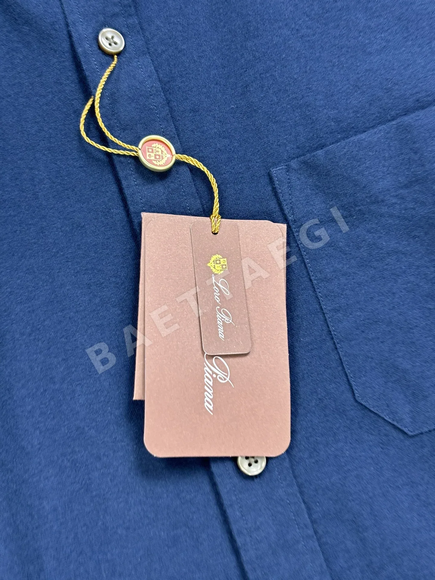 로로피아나 남성 맞춤 기모 긴팔 셔츠 상세 이미지 5