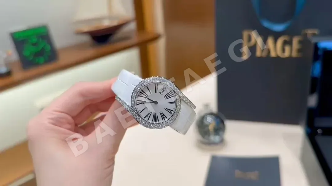 피아제 라임라이트 갈라 69 악어가죽 스트랩 여성 시계 레플리카 45371 Piaget