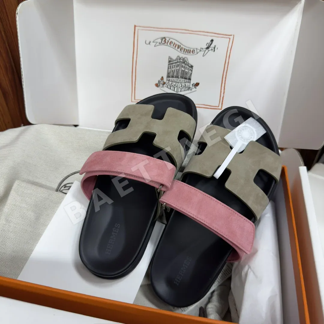 에르메스 스웨이드 시프레 샌들 상세 이미지 4