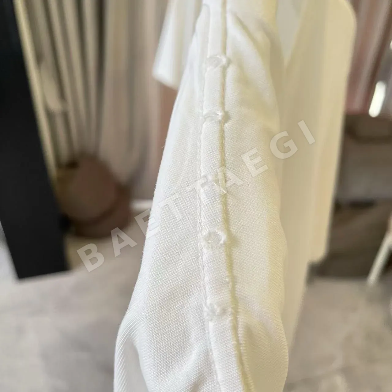 마르지엘라 데미지 가공 그라데이션 립 반팔 티셔츠 상세 이미지 5