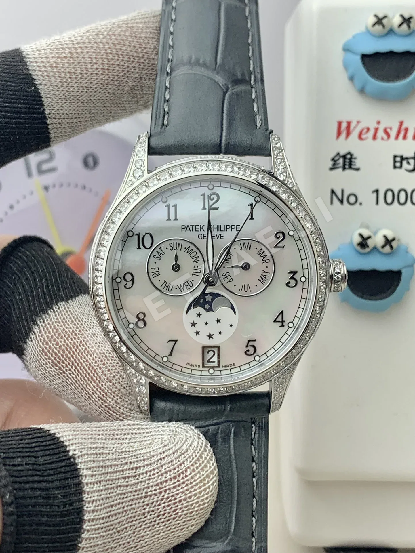 파텍필립 컴플리케이션 애뉴얼 캘린더 자동 시계 38MM4948 G