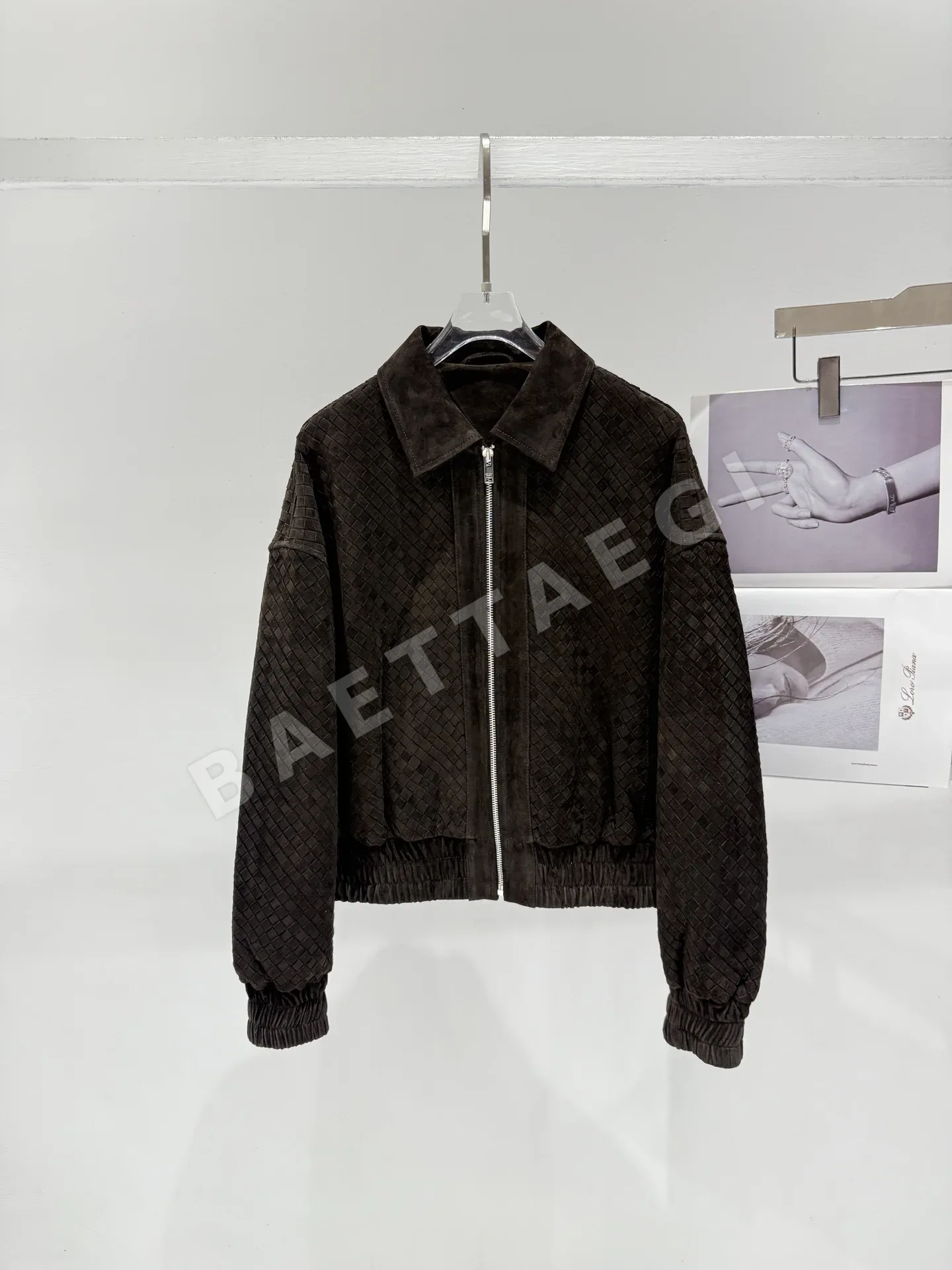 보테가베네타 램스킨 오프숄더 여성 자켓 상세 이미지 2