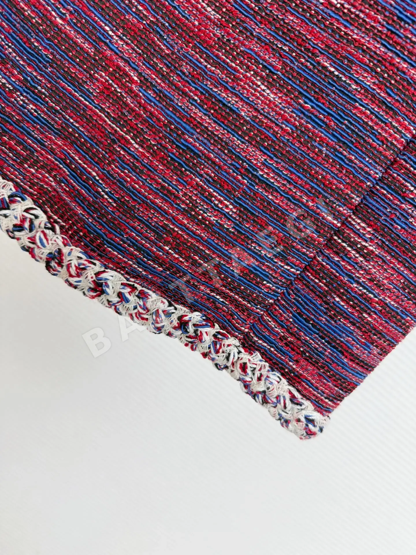 샤넬 믹스 컬러 트위드 니트 미디 스커트 상세 이미지 7