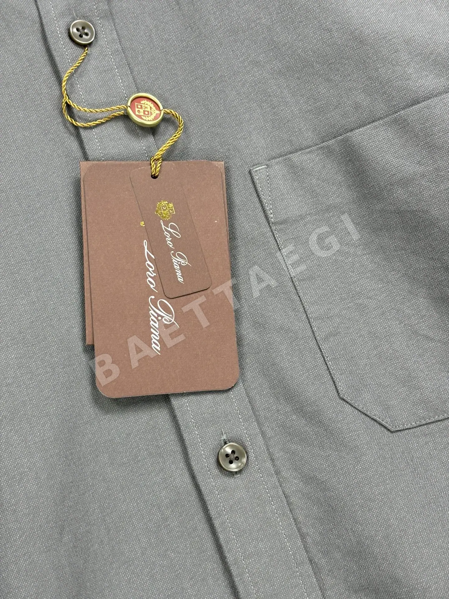 로로피아나 남성 기모 긴팔 셔츠 상세 이미지 6