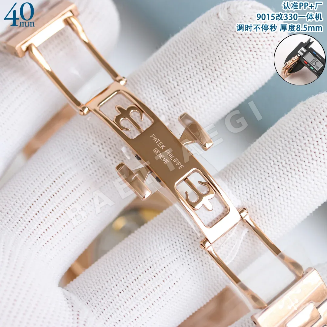 파텍필립 프리미엄 워치 7128 R 자동 화이트 다이얼 화이트골드 레플리카 44166 Patek Philippe 상세 이미지 9