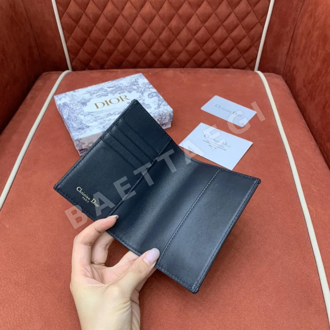 디올 자카드 오블리크 CD 로고 여권 지갑 상세 이미지 5