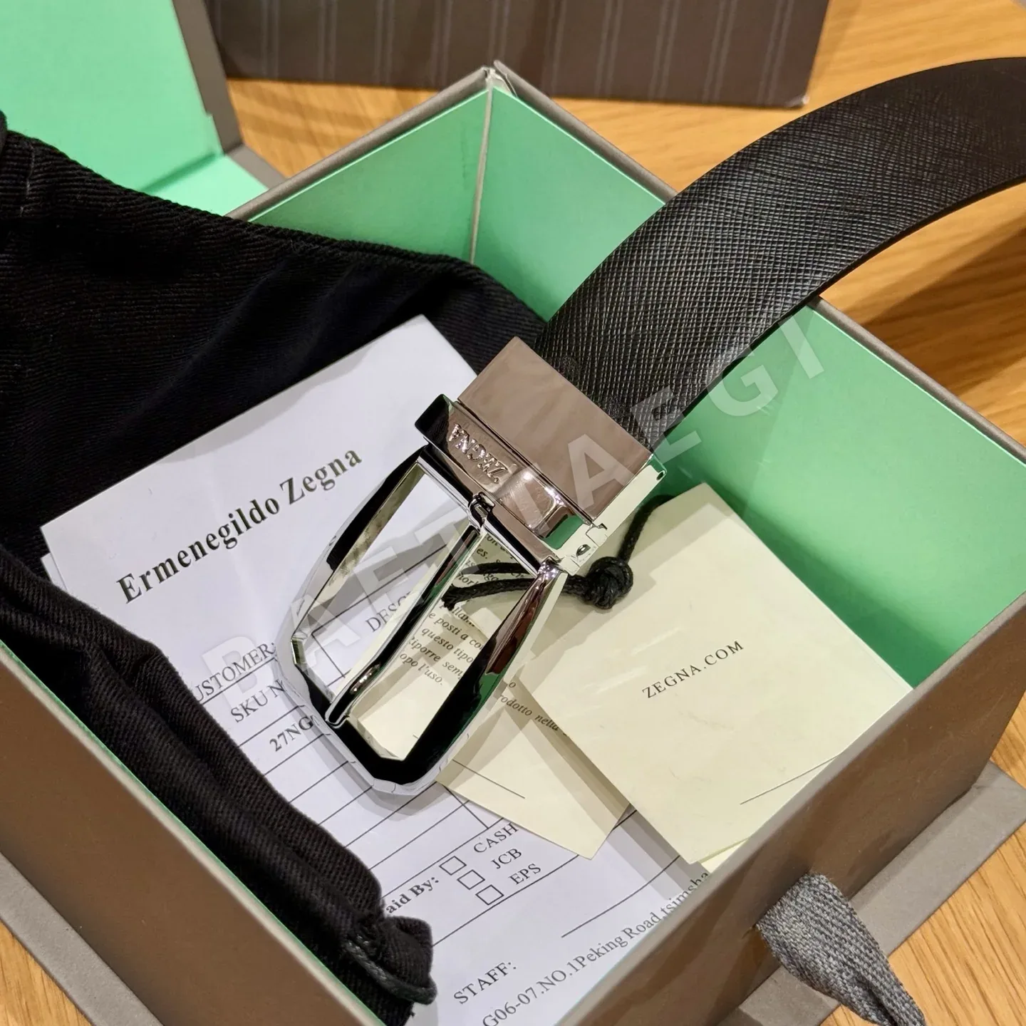 제냐 양면 가죽 벨트 상세 이미지 7