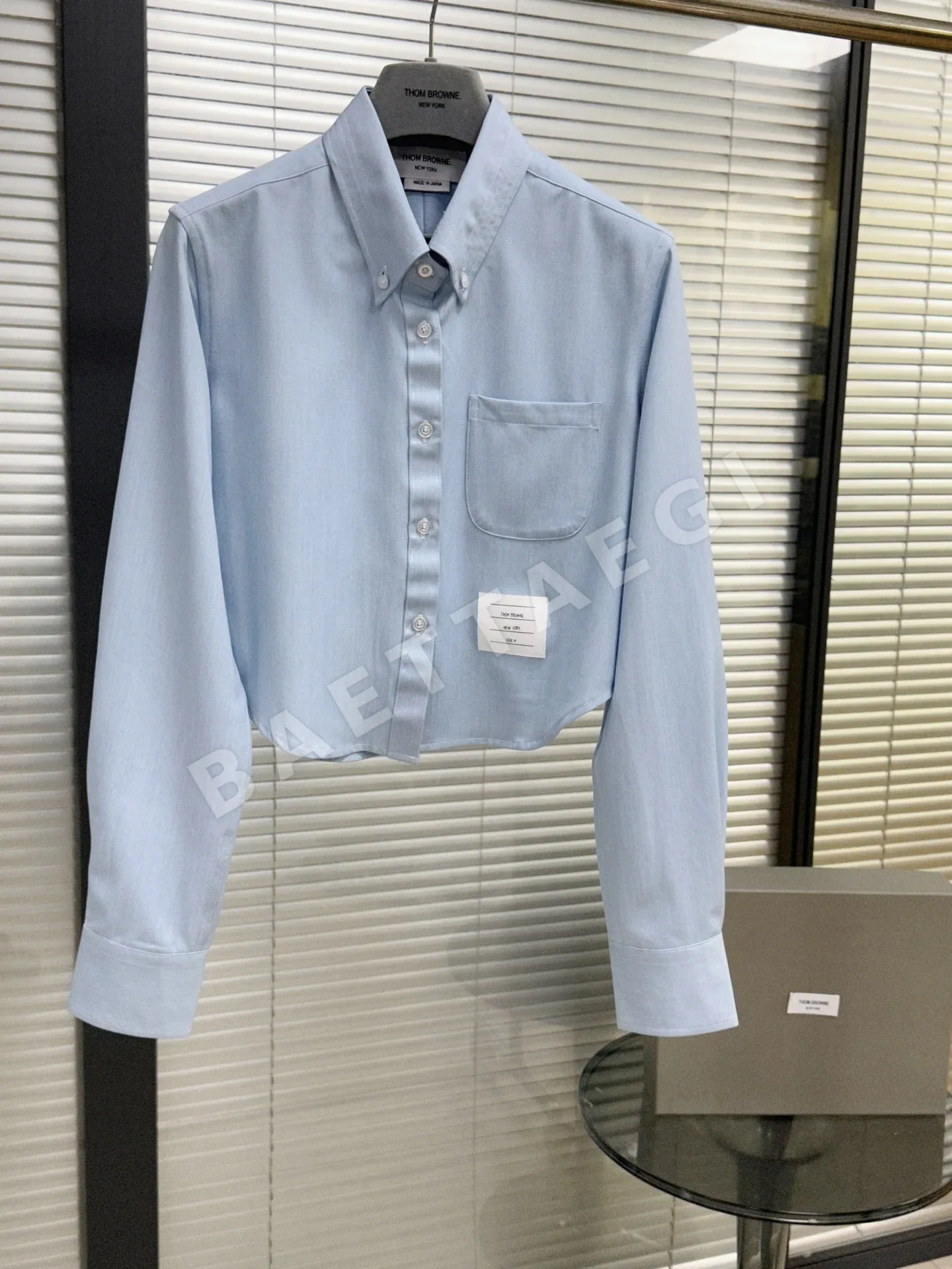 톰브라운 명품 블루 긴팔 셔츠 여성의류 레플리카 46331 Thom Browne Women Shirt 상세 이미지 3
