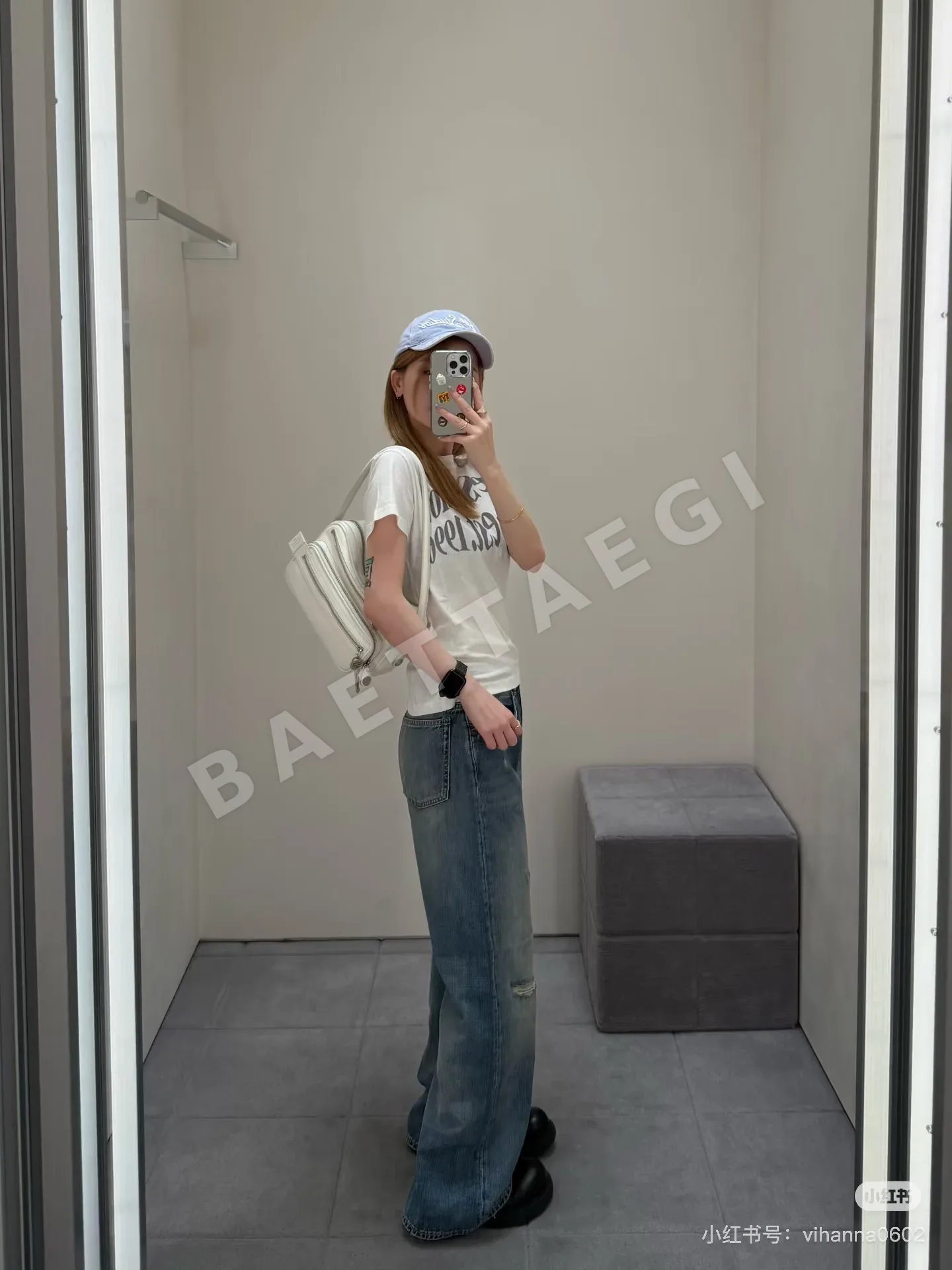 디올 여성 크루넥 코튼 반팔 티셔츠 상세 이미지 7