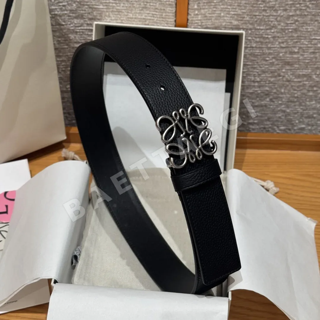 로에베 아나그램 버클 가죽 벨트 상세 이미지 5