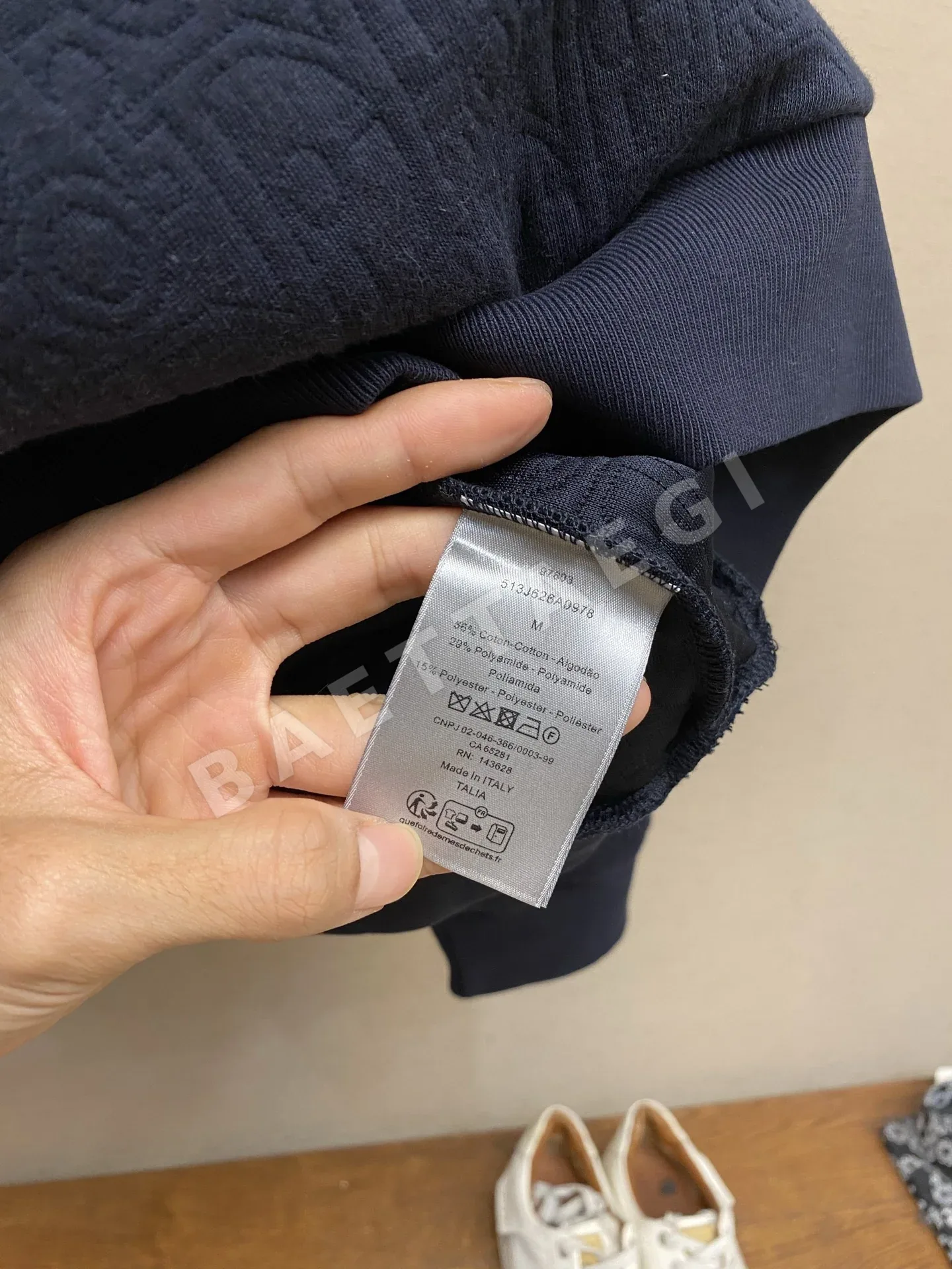디올 오블리크 프린트 남성 후드 상세 이미지 8