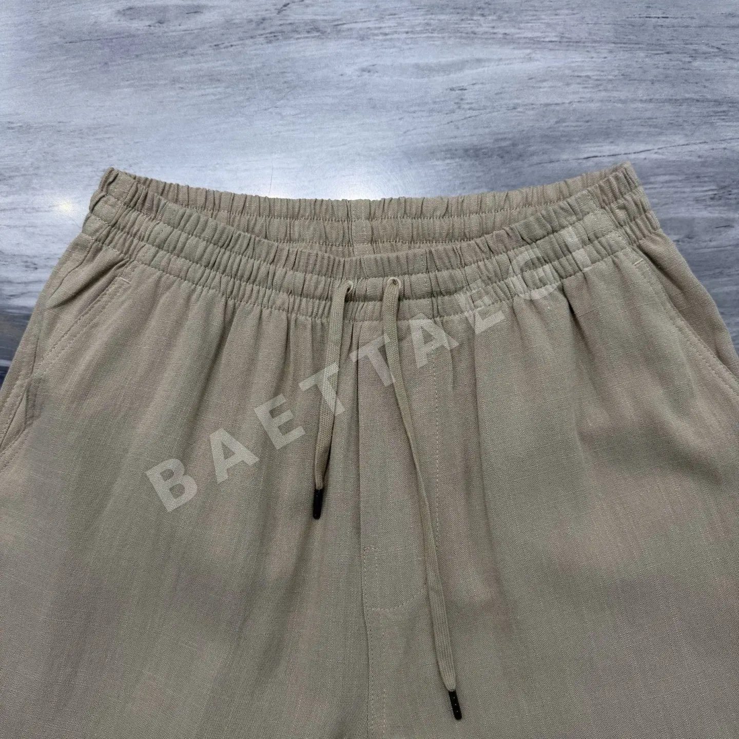 폴로 린넨 자수 포니 남성 반바지 상세 이미지 6