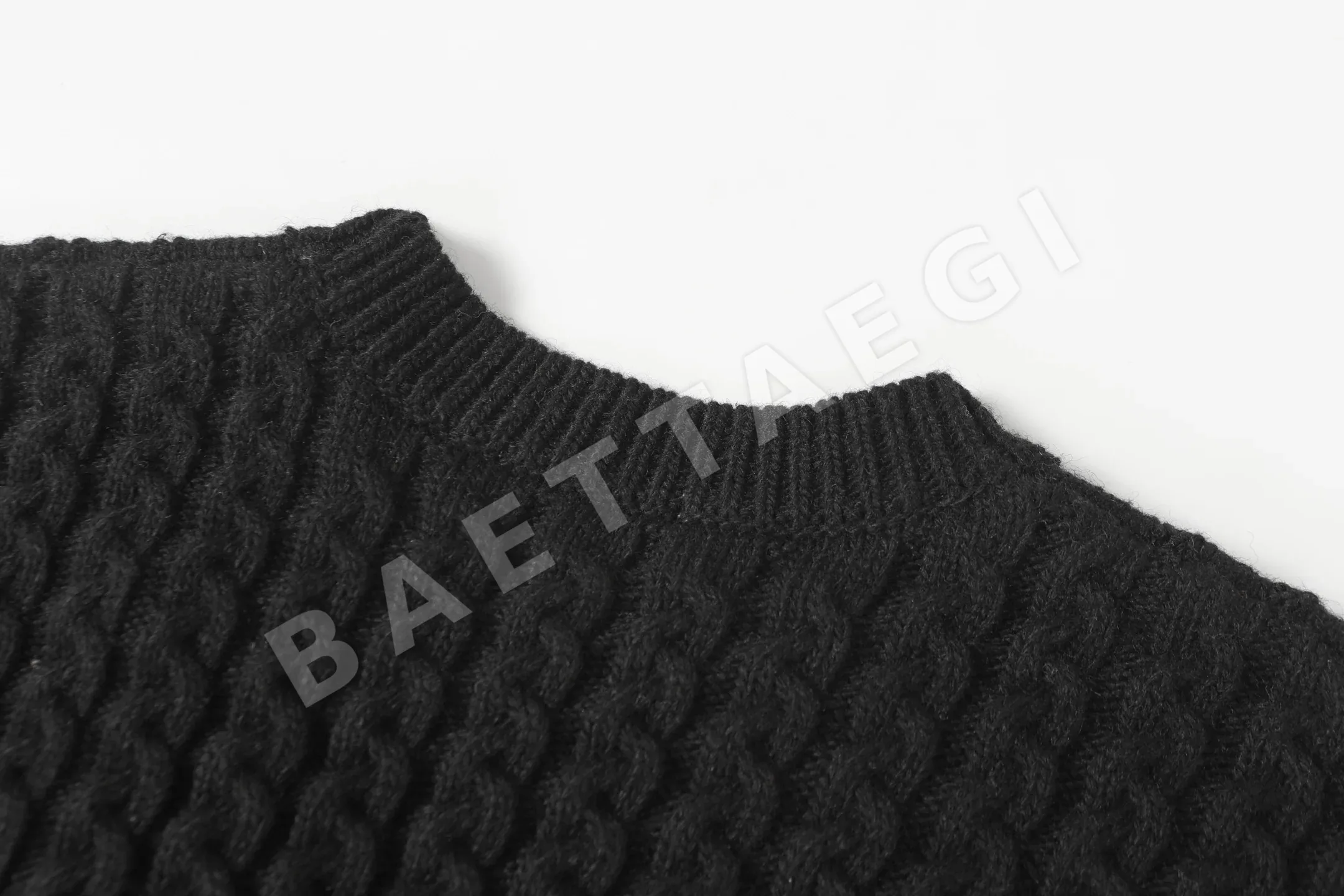 로에베 아나그램 케이블 울 남성 조끼 상세 이미지 7