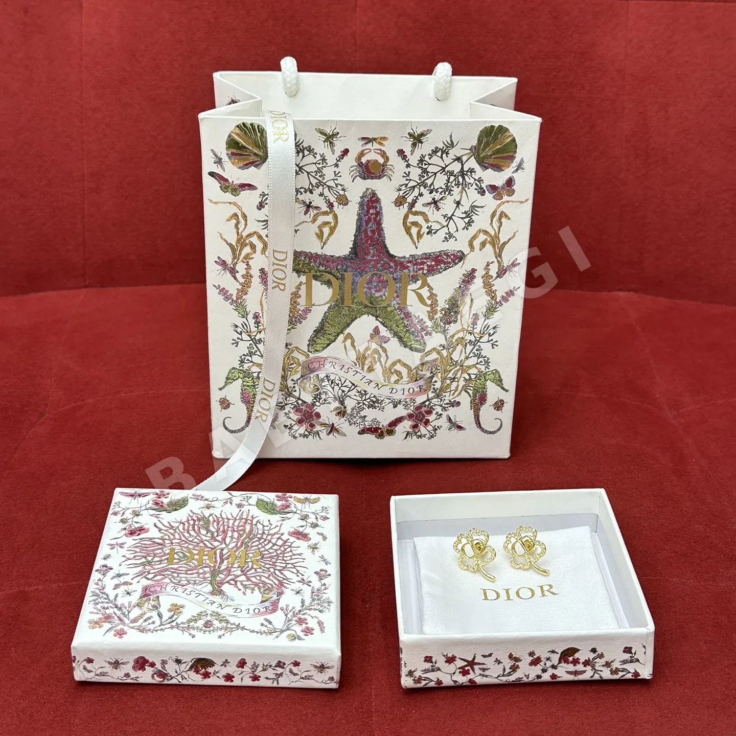 디올 CD 샤이니 클로버 귀걸이 상세 이미지 9